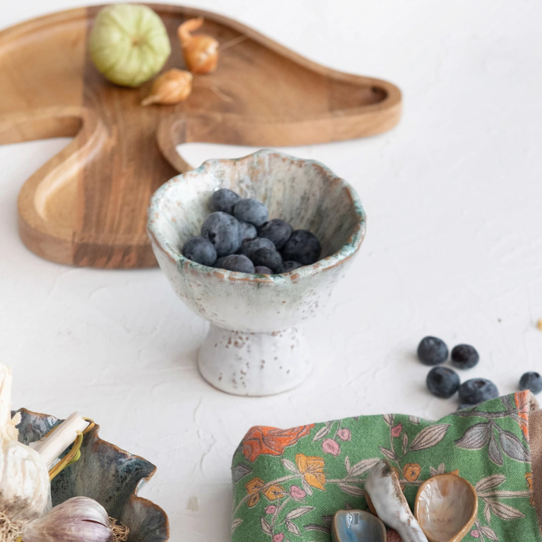 Stoneware Footed Bowl