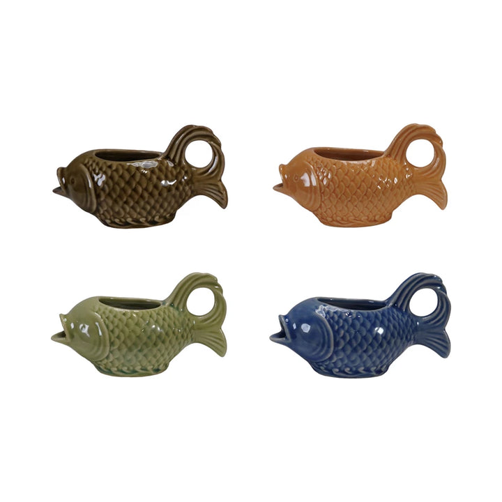 Fish Shaped Creamer, 4 Colors