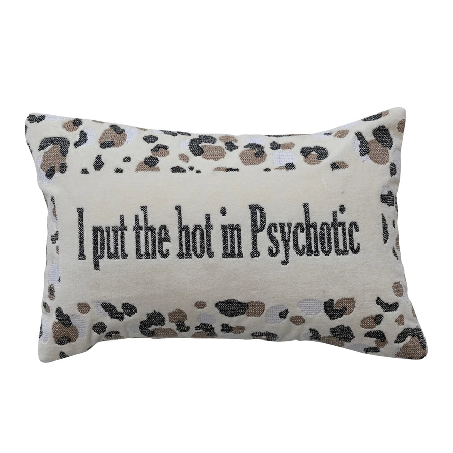 Cotton & Jute Lumbar Pillow, 5 sayings