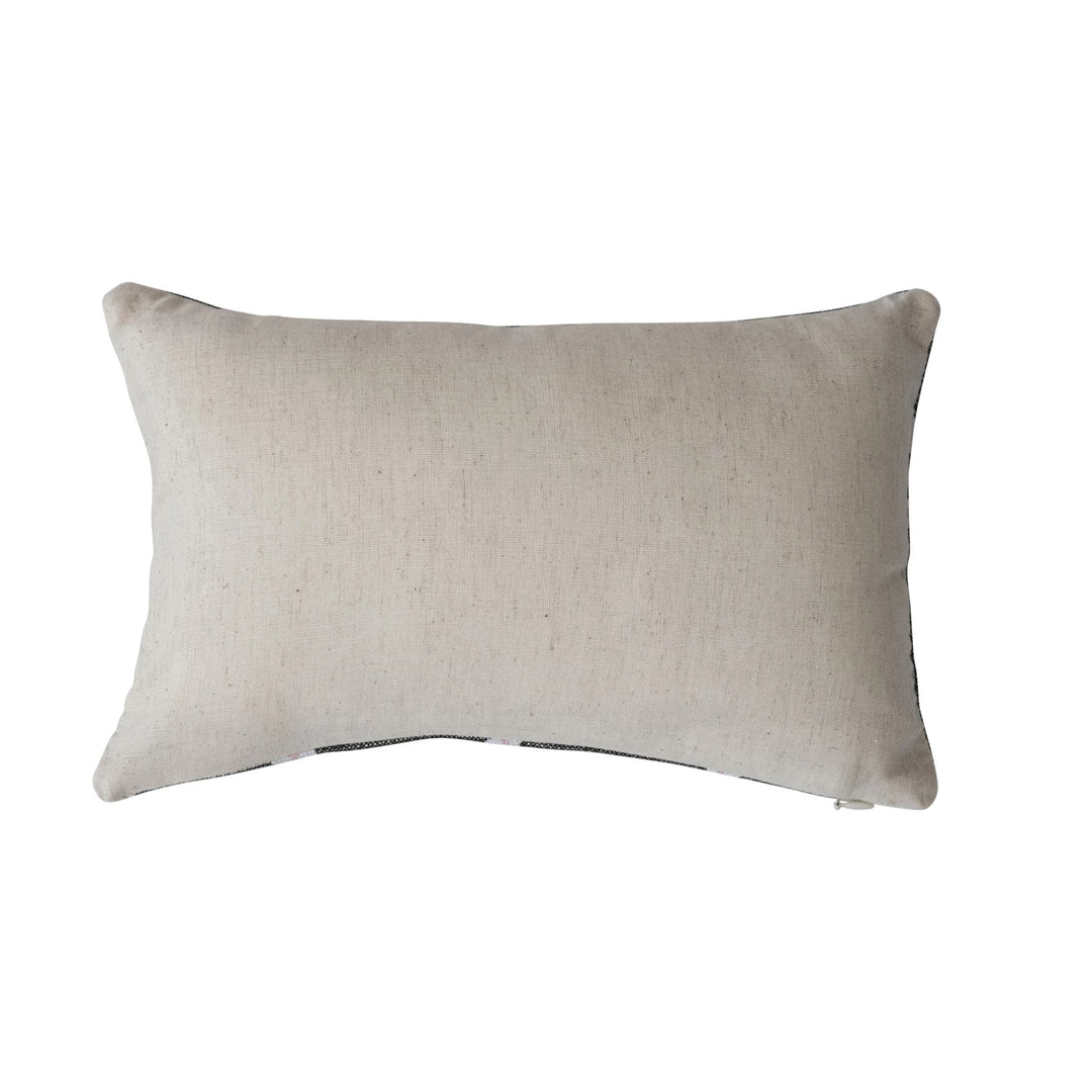 Cotton & Jute Lumbar Pillow, 5 sayings