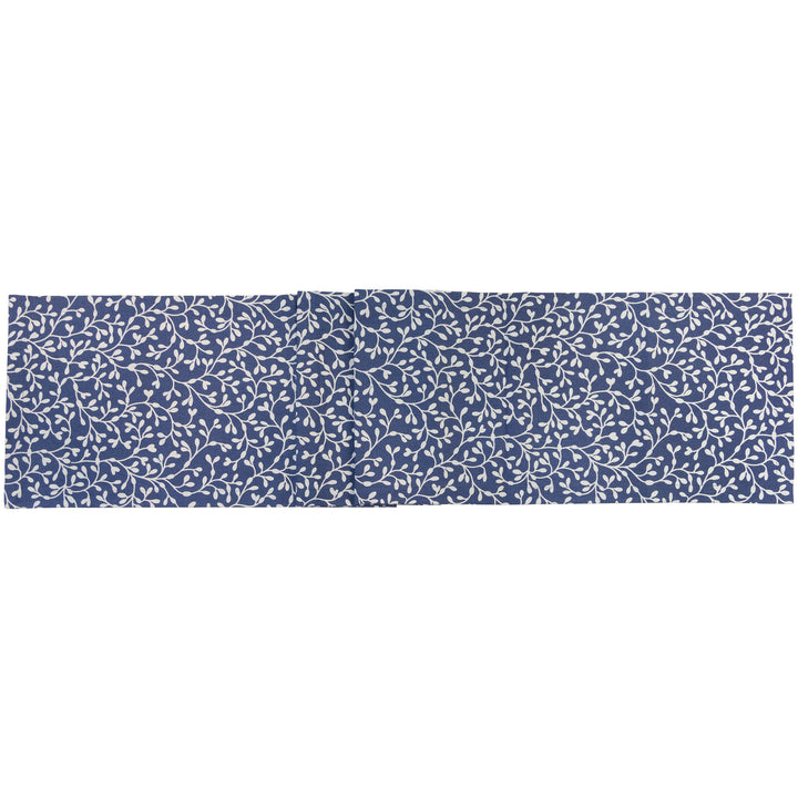 Navy Floral Table Runner