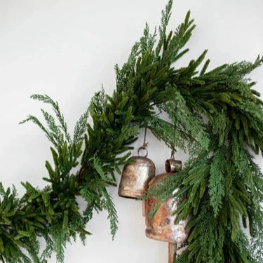 9ft Norfolk Pine & Cypress Mix Real Touch Garland