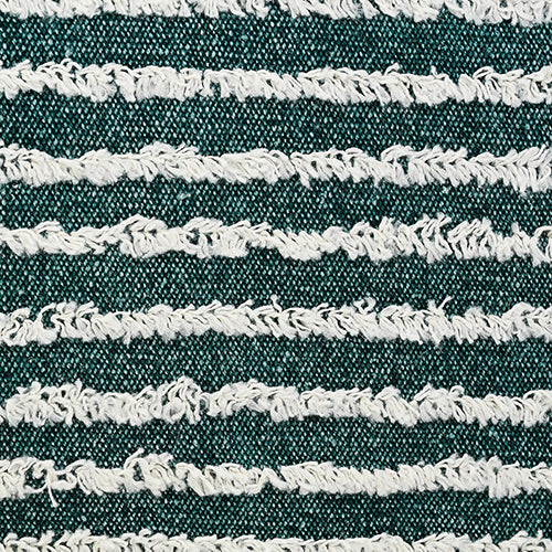 Green Striped Pillow