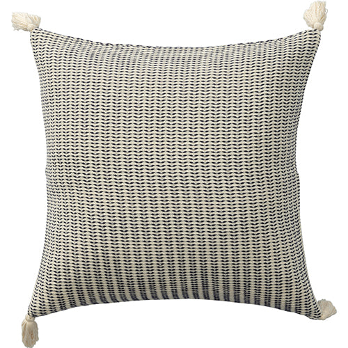 Navy Patterned Pillow