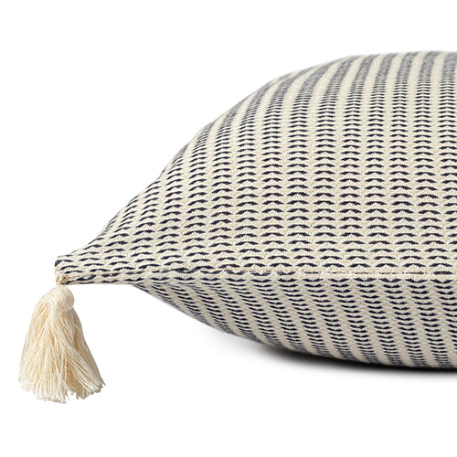 Navy Patterned Pillow