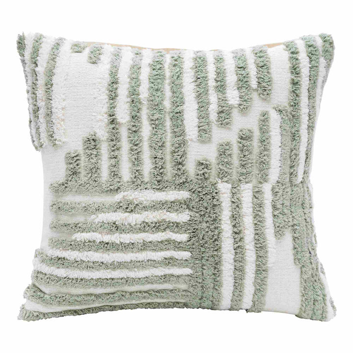 Sage Green Patterened Pillow