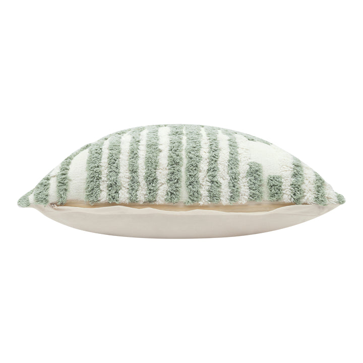 Sage Green Patterened Pillow