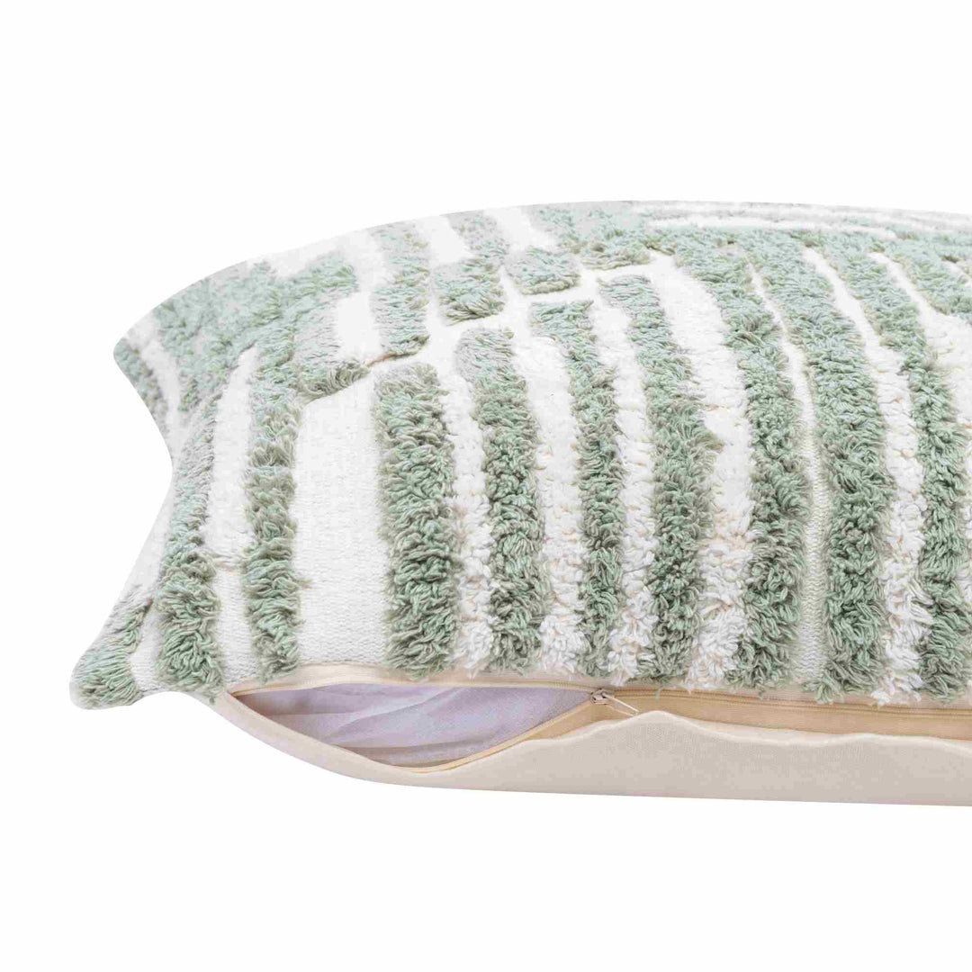 Sage Green Patterened Pillow