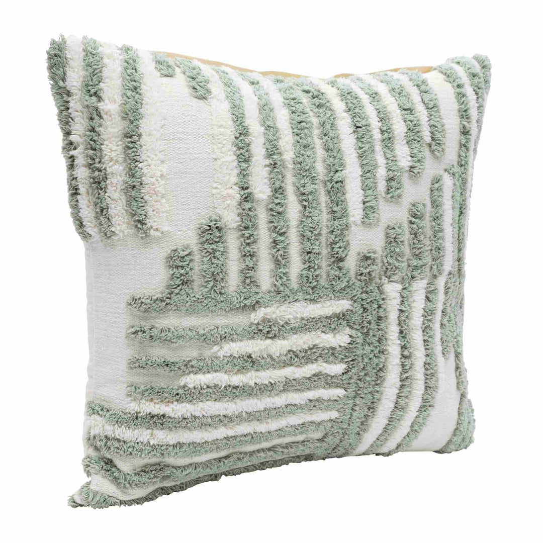 Sage Green Patterened Pillow