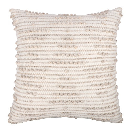 Cream Patterened Pillow