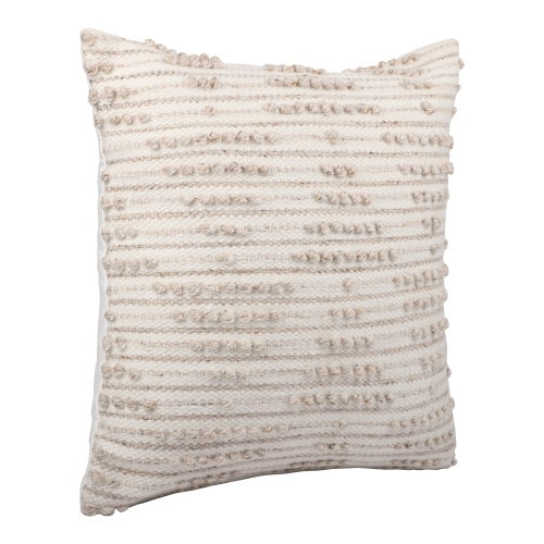 Cream Patterened Pillow