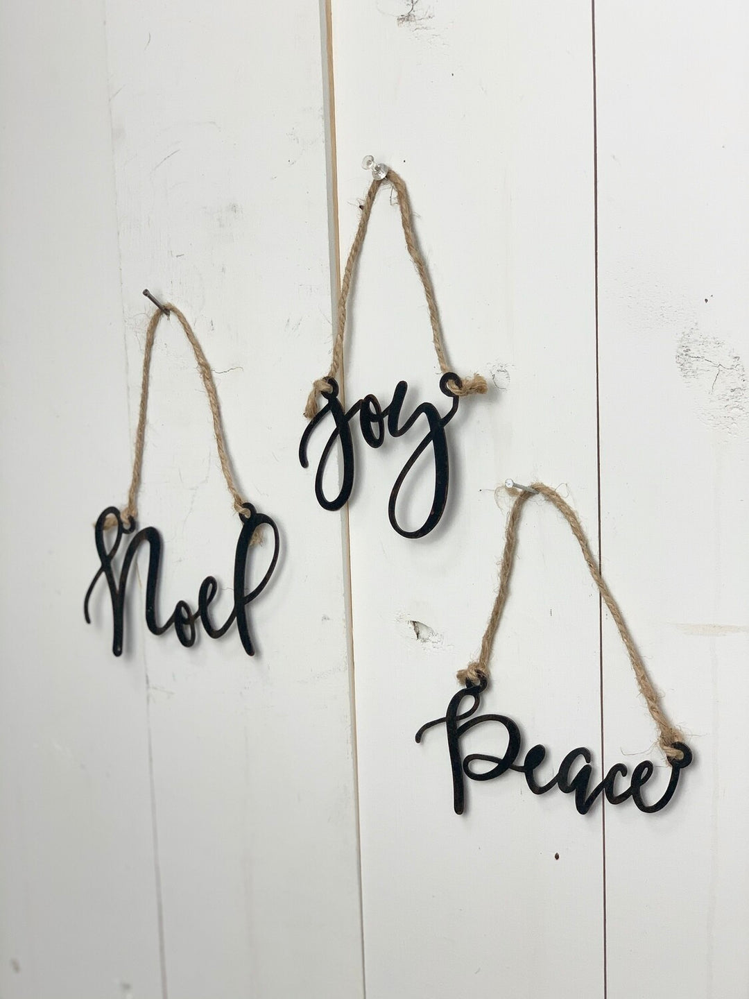 Peace Joy Noel Small Ornaments