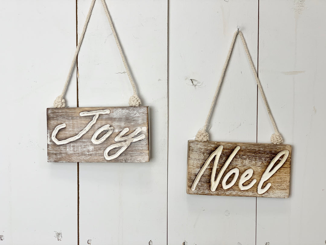 Noel and Joy Ornament