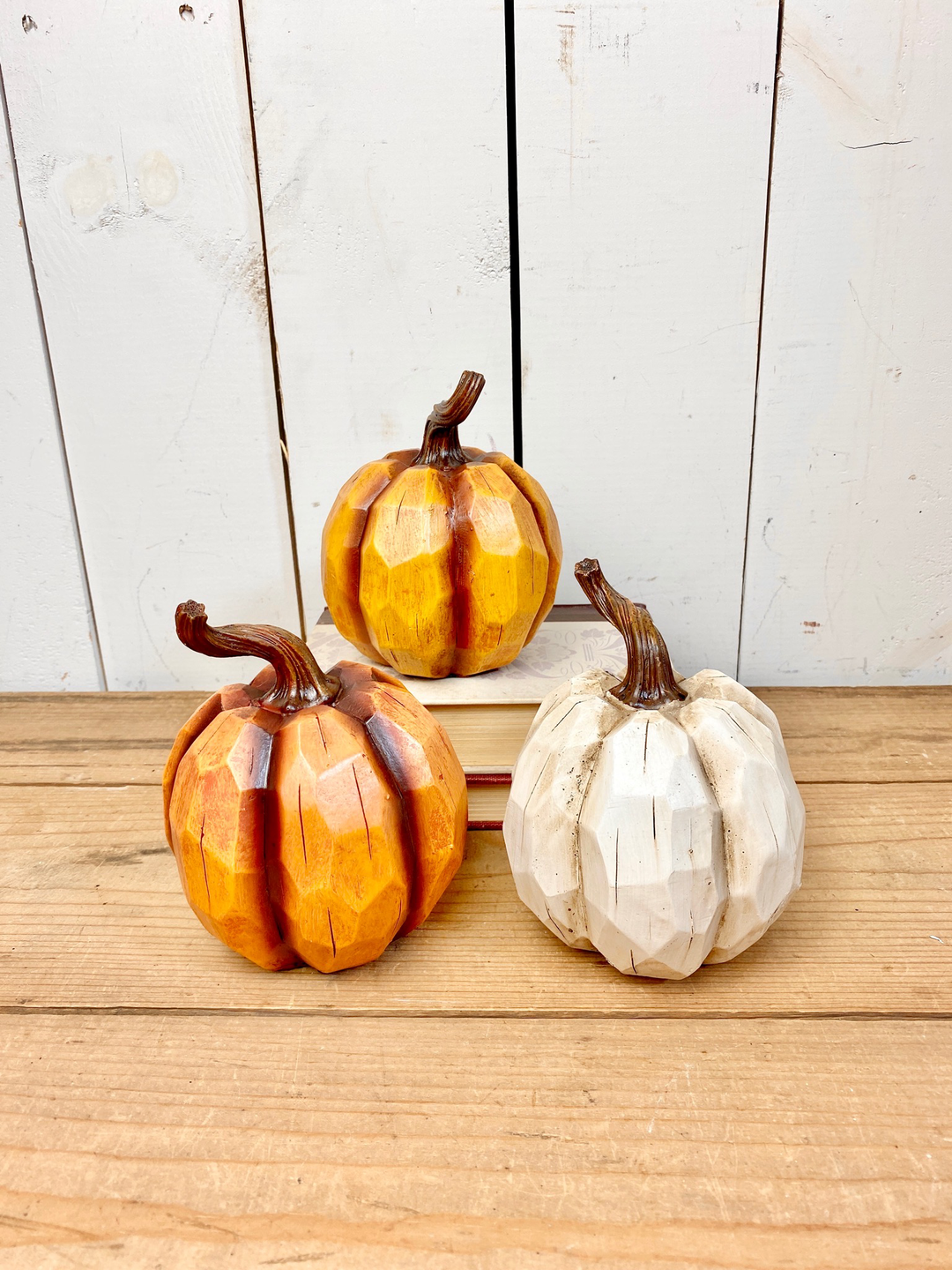 Two-Toned Resin Pumpkins