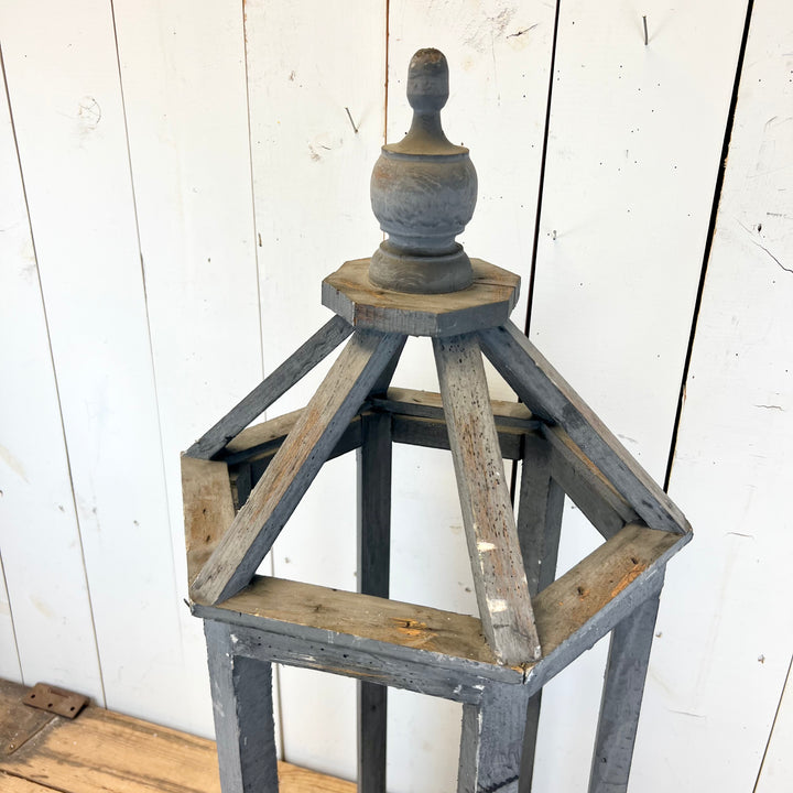 Wooden Distressed Lanterns