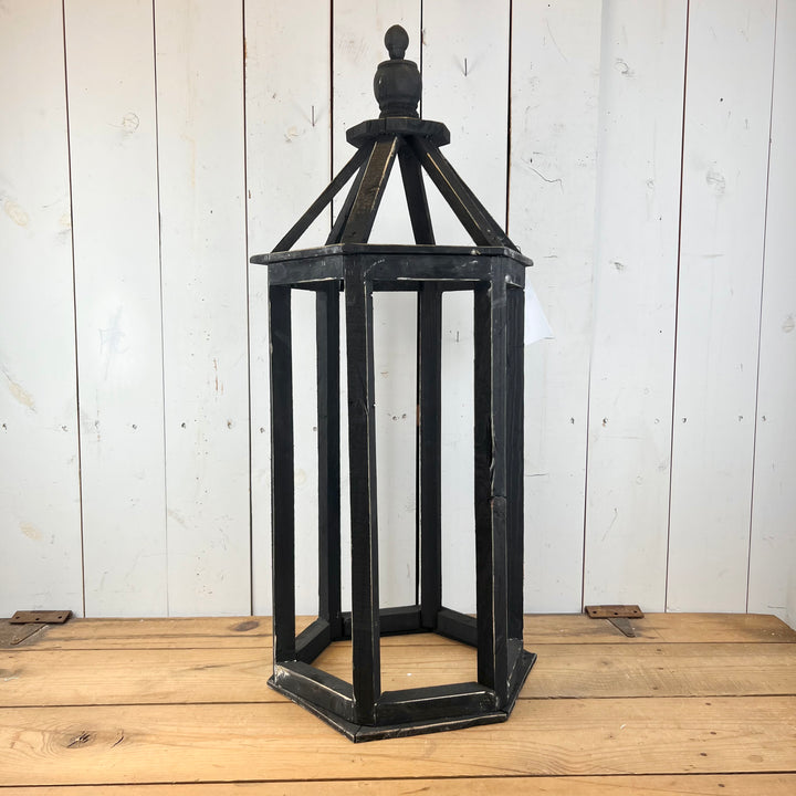 Wooden Distressed Lanterns