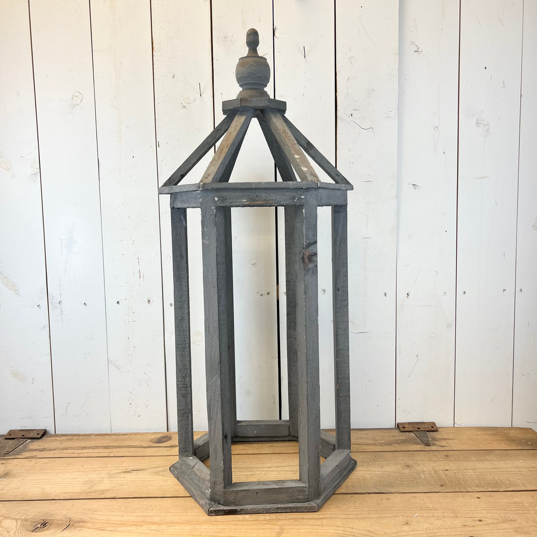 Wooden Distressed Lanterns