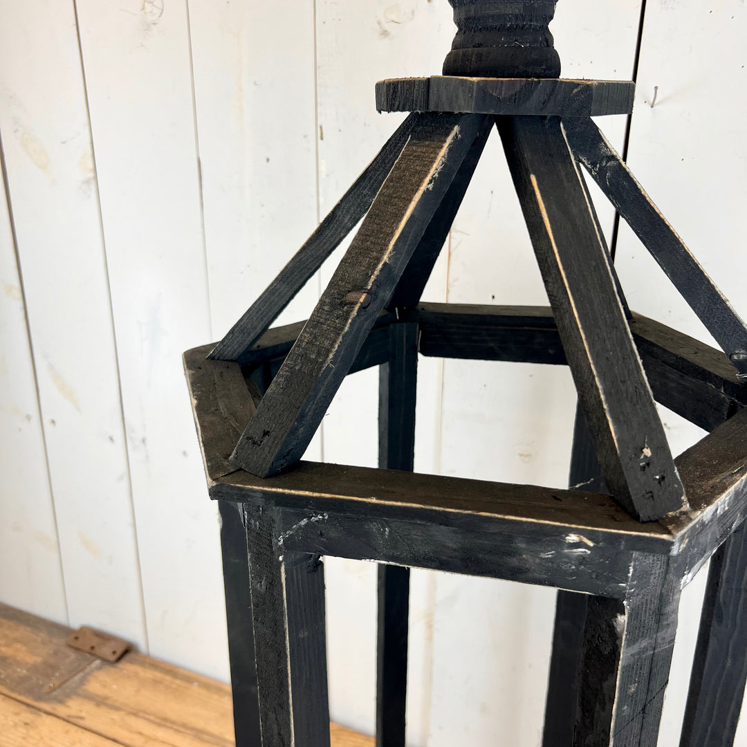 Wooden Distressed Lanterns